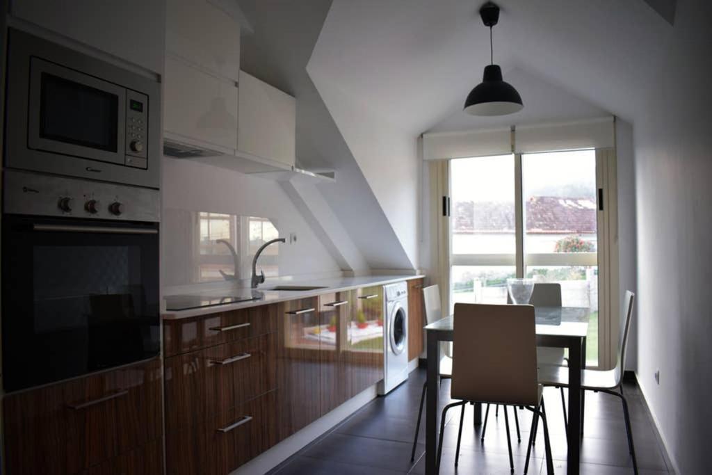 Apartamento Aldara A Escasos Metros De La Playa Samieira Exteriör bild